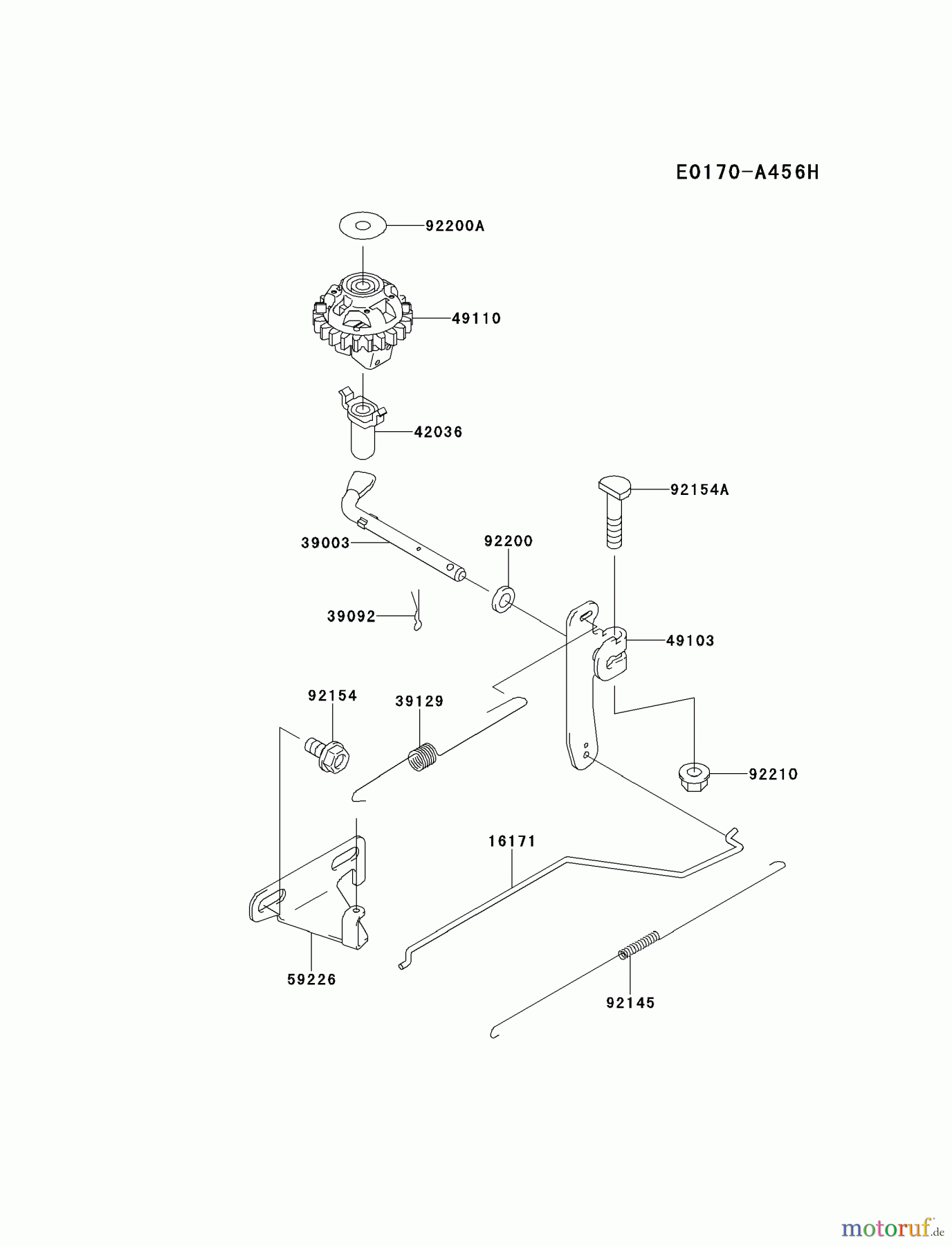  Kawasaki Motoren Motoren Vertikal FH641V - DS25 bis FS481V - BS13 FJ180V-AM17 - Kawasaki FJ180V 4-Stroke Engine CONTROL-EQUIPMENT