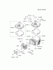 Kawasaki Motoren FH641V - DS25 bis FS481V - BS13 FJ180V-BM00 - Kawasaki FJ180V 4-Stroke Engine Ersatzteile CYLINDER/CRANKCASE