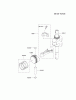 Kawasaki Motoren FH641V - DS25 bis FS481V - BS13 FJ180V-BM00 - Kawasaki FJ180V 4-Stroke Engine Ersatzteile PISTON/CRANKSHAFT