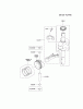 Kawasaki Motoren FH641V - DS25 bis FS481V - BS13 FJ180V-AS24 - Kawasaki FJ180V 4-Stroke Engine Ersatzteile PISTON/CRANKSHAFT