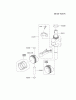 Kawasaki Motoren FH641V - DS25 bis FS481V - BS13 FJ180V-BS40 - Kawasaki FJ180V 4-Stroke Engine Ersatzteile PISTON/CRANKSHAFT