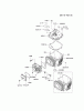 Kawasaki Motoren FH641V - DS25 bis FS481V - BS13 FJ180V-CS01 - Kawasaki FJ180V 4-Stroke Engine Ersatzteile CYLINDER/CRANKCASE