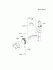 Kawasaki Motoren FH641V - DS25 bis FS481V - BS13 FJ180V-BS01 - Kawasaki FJ180V 4-Stroke Engine Ersatzteile PISTON/CRANKSHAFT