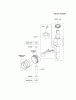 Kawasaki Motoren FH641V - DS25 bis FS481V - BS13 FJ180V-BS08 - Kawasaki FJ180V 4-Stroke Engine Ersatzteile PISTON/CRANKSHAFT