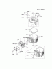 Kawasaki Motoren FH641V - DS25 bis FS481V - BS13 FJ180V-CS09 - Kawasaki FJ180V 4-Stroke Engine Ersatzteile CYLINDER/CRANKCASE