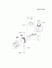 Kawasaki Motoren FH641V - DS25 bis FS481V - BS13 FJ180V-CS18 - Kawasaki FJ180V 4-Stroke Engine Ersatzteile PISTON/CRANKSHAFT