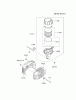 Kawasaki Motoren FH641V - DS25 bis FS481V - BS13 FJ180V-CS31 - Kawasaki FJ180V 4-Stroke Engine Ersatzteile AIR-FILTER/MUFFLER