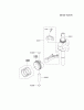 Kawasaki Motoren FH641V - DS25 bis FS481V - BS13 FJ180V-DS10 - Kawasaki FJ180V 4-Stroke Engine Ersatzteile PISTON/CRANKSHAFT