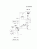 Kawasaki Motoren FH641V - DS25 bis FS481V - BS13 FJ180V-CS14 - Kawasaki FJ180V 4-Stroke Engine Ersatzteile PISTON/CRANKSHAFT