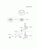 Kawasaki Motoren FH641V - DS25 bis FS481V - BS13 FJ180V-ES13 - Kawasaki FJ180V 4-Stroke Engine Ersatzteile FUEL-TANK/FUEL-VALVE