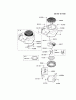 Kawasaki Motoren FH641V - DS25 bis FS481V - BS13 FR651V-CS17 - Kawasaki FR651V 4-Stroke Engine Ersatzteile COOLING-EQUIPMENT