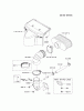 Kawasaki Motoren FH641V - DS25 bis FS481V - BS13 FR651V-CS05 - Kawasaki FR651V 4-Stroke Engine Ersatzteile AIR-FILTER(FR651-A16266∼)