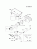 Kawasaki Motoren FH641V - DS25 bis FS481V - BS13 FR651V-CS06 - Kawasaki FR651V 4-Stroke Engine Ersatzteile AIR-FILTER/MUFFLER