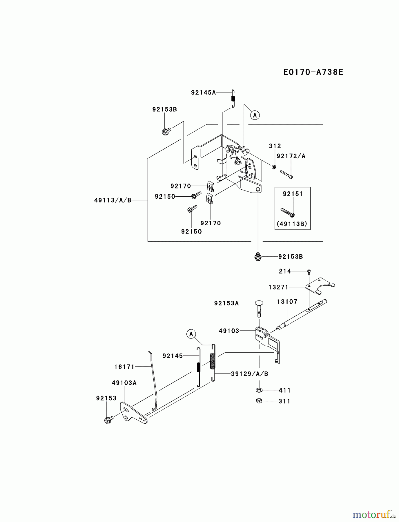  Kawasaki Motoren Motoren Vertikal FH641V - DS25 bis FS481V - BS13 FR651V-CS06 - Kawasaki FR651V 4-Stroke Engine CONTROL-EQUIPMENT