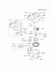 Kawasaki Motoren FH641V - DS25 bis FS481V - BS13 FR651V-BS08 - Kawasaki FR651V 4-Stroke Engine Ersatzteile COOLING-EQUIPMENT