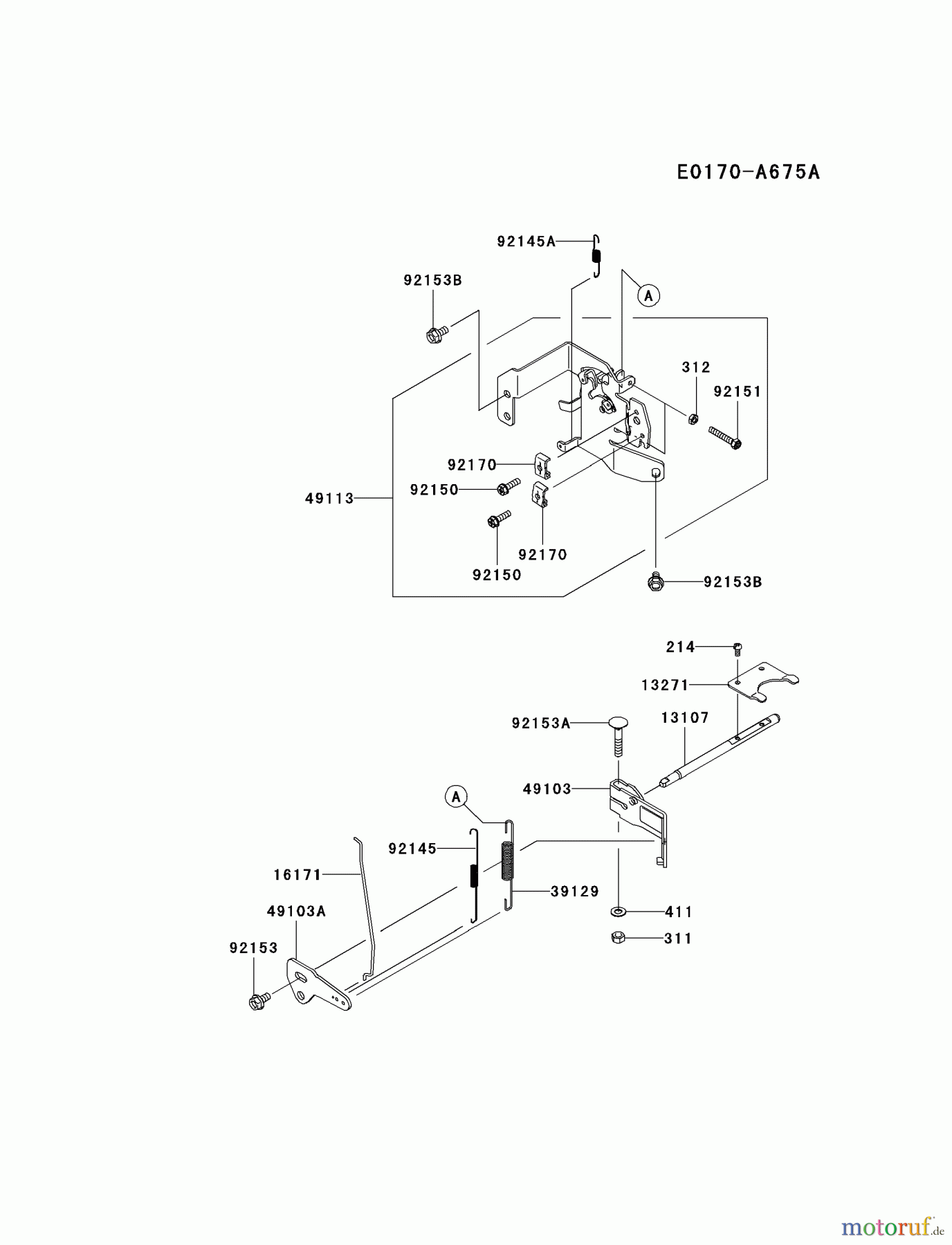  Kawasaki Motoren Motoren Vertikal FH641V - DS25 bis FS481V - BS13 FR691V-AS08 - Kawasaki FR691V 4-Stroke Engine CONTROL-EQUIPMENT