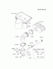 Kawasaki Motoren FH641V - DS25 bis FS481V - BS13 FR691V-BS17 - Kawasaki FR691V 4-Stroke Engine Ersatzteile AIR-FILTER/MUFFLER