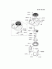 Kawasaki Motoren FH641V - DS25 bis FS481V - BS13 FR691V-AS19 - Kawasaki FR691V 4-Stroke Engine Ersatzteile COOLING-EQUIPMENT