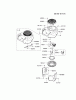 Kawasaki Motoren FH641V - DS25 bis FS481V - BS13 FR651V-BS13 - Kawasaki FR651V 4-Stroke Engine Ersatzteile COOLING-EQUIPMENT