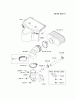 Kawasaki Motoren FH641V - DS25 bis FS481V - BS13 FR691V-CS07 - Kawasaki FR691V 4-Stroke Engine Ersatzteile AIR-FILTER/MUFFLER