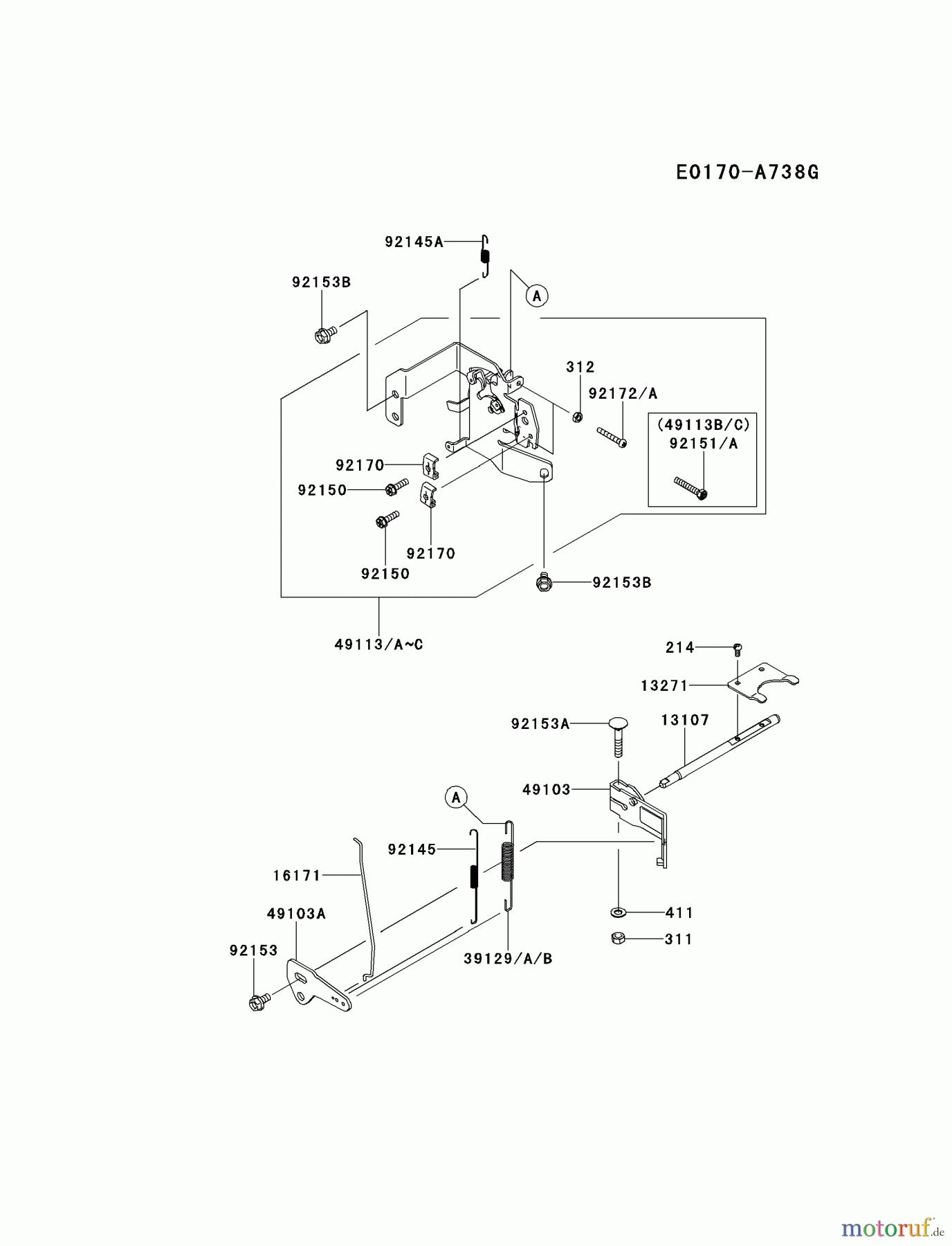  Kawasaki Motoren Motoren Vertikal FH641V - DS25 bis FS481V - BS13 FR691V-CS07 - Kawasaki FR691V 4-Stroke Engine CONTROL-EQUIPMENT