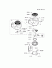 Kawasaki Motoren FH641V - DS25 bis FS481V - BS13 FR691V-DS07 - Kawasaki FR691V 4-Stroke Engine Ersatzteile COOLING-EQUIPMENT