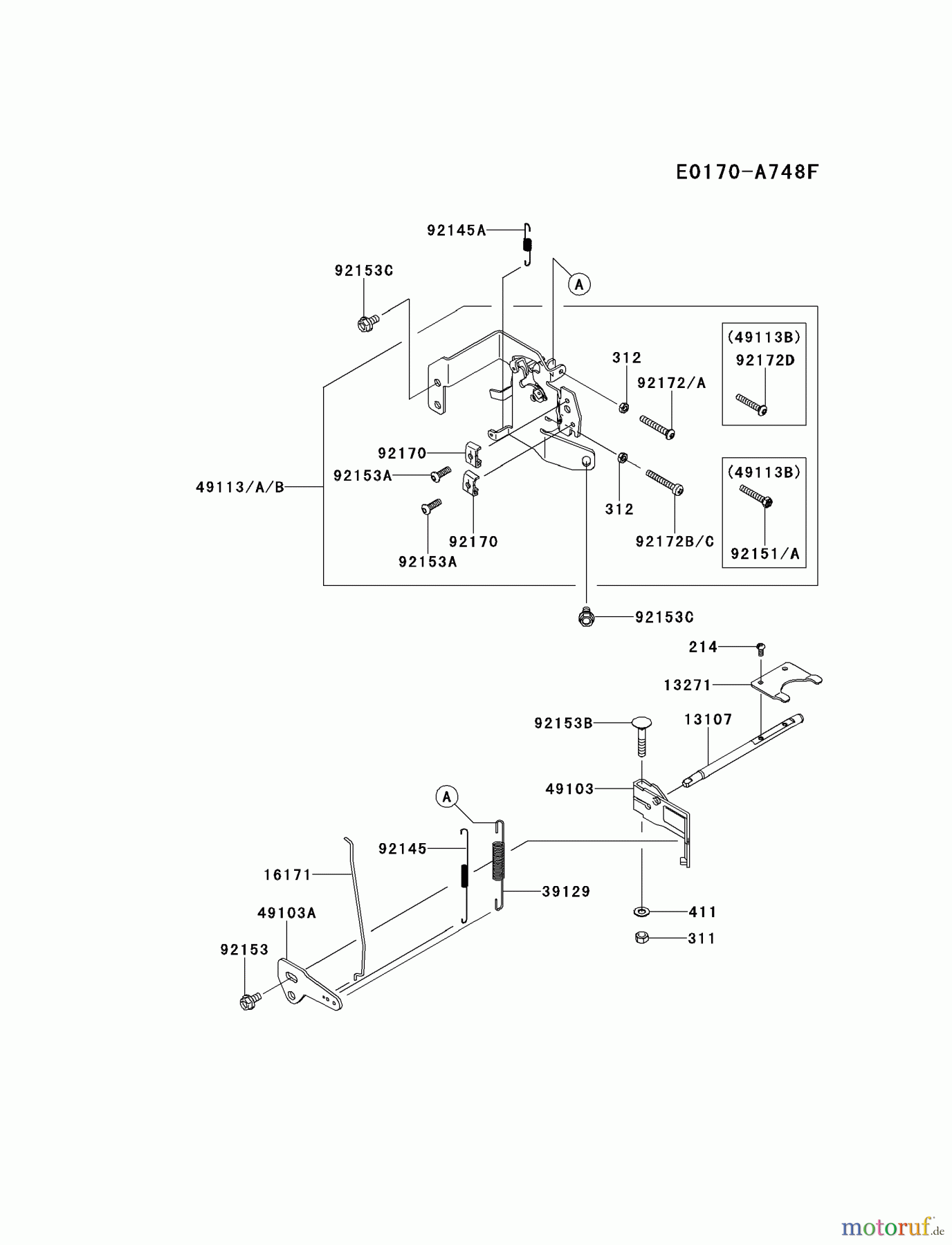  Kawasaki Motoren Motoren Vertikal FH641V - DS25 bis FS481V - BS13 FR691V-CS15 - Kawasaki FR691V 4-Stroke Engine CONTROL-EQUIPMENT