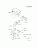 Kawasaki Motoren FH641V - DS25 bis FS481V - BS13 FR691V-BS14 - Kawasaki FR691V 4-Stroke Engine Ersatzteile AIR-FILTER/MUFFLER