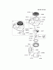 Kawasaki Motoren FH641V - DS25 bis FS481V - BS13 FR651V-AS18 - Kawasaki FR651V 4-Stroke Engine Ersatzteile COOLING-EQUIPMENT