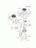 Kawasaki Motoren FH641V - DS25 bis FS481V - BS13 FR651V-AS19 - Kawasaki FR651V 4-Stroke Engine Ersatzteile COOLING-EQUIPMENT