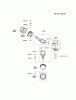 Kawasaki Motoren FH641V - DS25 bis FS481V - BS13 FR691V-AS17 - Kawasaki FR691V 4-Stroke Engine Ersatzteile PISTON/CRANKSHAFT