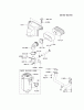 Kawasaki Motoren FH641V - DS25 bis FS481V - BS13 FS481V-AS17 - Kawasaki FS481V 4-Stroke Engine Ersatzteile AIR-FILTER/MUFFLER