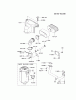 Kawasaki Motoren FH641V - DS25 bis FS481V - BS13 FS481V-AS23 - Kawasaki FS481V 4-Stroke Engine Ersatzteile AIR-FILTER/MUFFLER