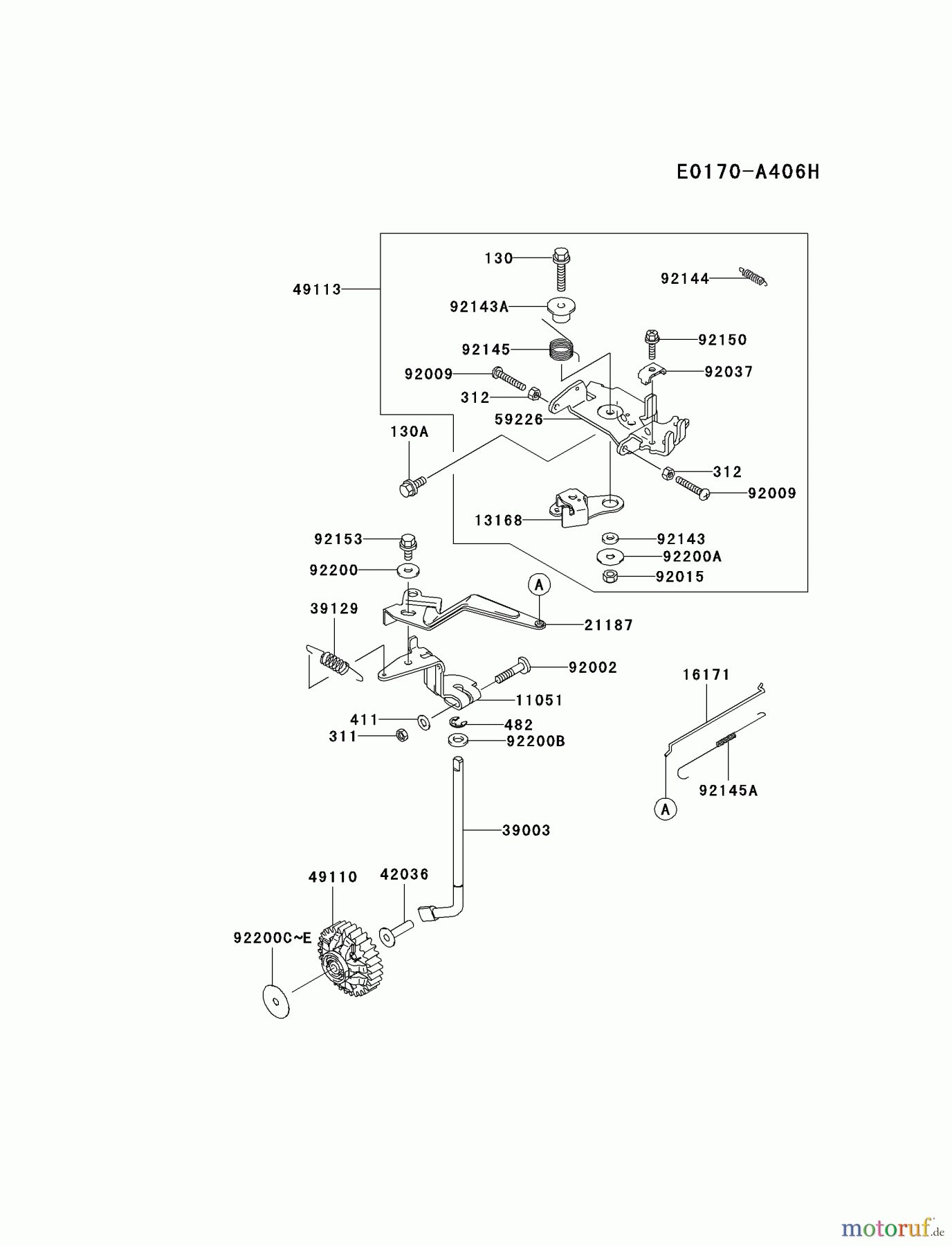  Kawasaki Motoren Motoren, Horizontal FD791D-CS06 - Kawasaki FD791D 4-Stroke Engine CONTROL-EQUIPMENT