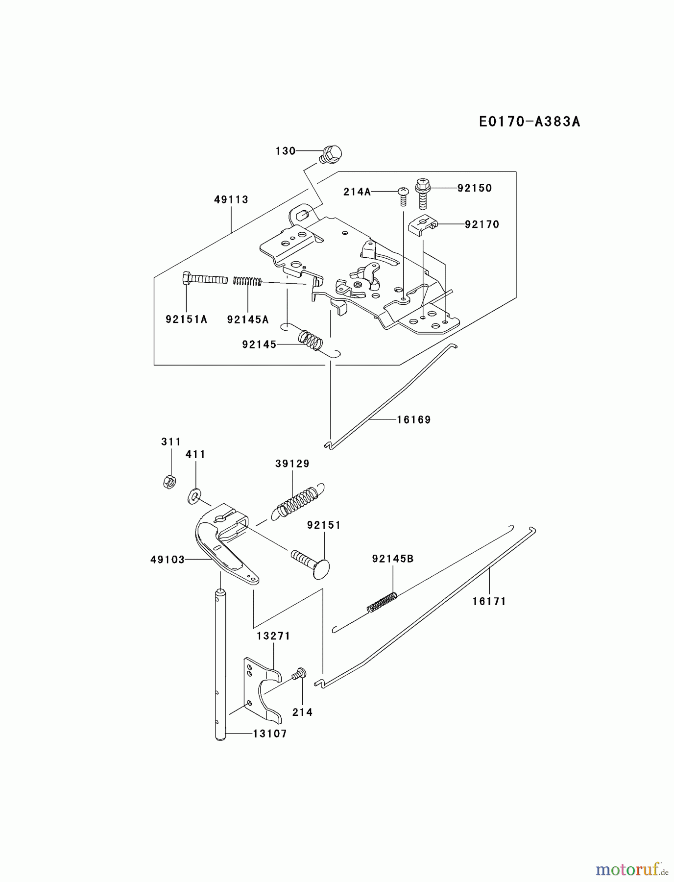  Kawasaki Motoren Motoren, Horizontal FH601D-AS01 - Kawasaki FH601D 4-Stroke Engine CONTROL-EQUIPMENT