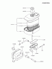 Kawasaki Motoren FA210V - AS02 bis FH641V - DS24 FA210V-AS02 - Kawasaki FA210V 4-Stroke Engine Ersatzteile AIR-FILTER/MUFFLER