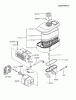 Kawasaki Motoren FA210V - AS02 bis FH641V - DS24 FA210V-BS01 - Kawasaki FA210V 4-Stroke Engine Ersatzteile AIR-FILTER/MUFFLER