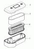 Kawasaki Motoren FA210V - AS02 bis FH641V - DS24 FB460V-BS01 - Kawasaki FB460V 4-Stroke Engine Ersatzteile Air Filter