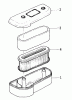 Kawasaki Motoren FA210V - AS02 bis FH641V - DS24 FB460V-BS05 - Kawasaki FB460V 4-Stroke Engine Ersatzteile Air Filter