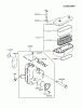 Kawasaki Motoren FA210V - AS02 bis FH641V - DS24 FB460V-BS19 - Kawasaki FB460V 4-Stroke Engine Ersatzteile AIR-FILTER/MUFFLER