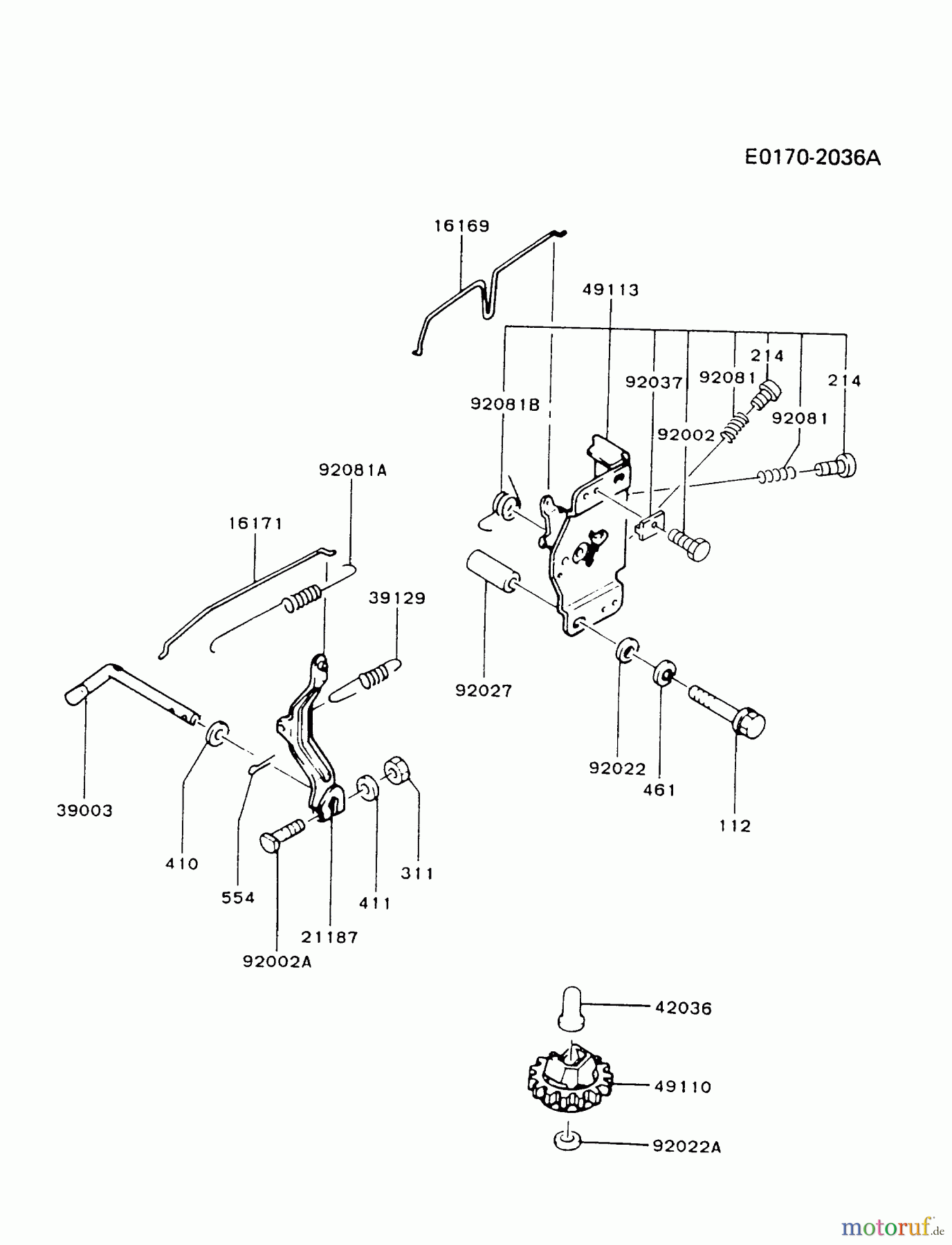  Kawasaki Motoren Motoren Vertikal FA210V - AS02 bis FH641V - DS24 FB460V-BS22 - Kawasaki FB460V 4-Stroke Engine CONTROL-EQUIPMENT