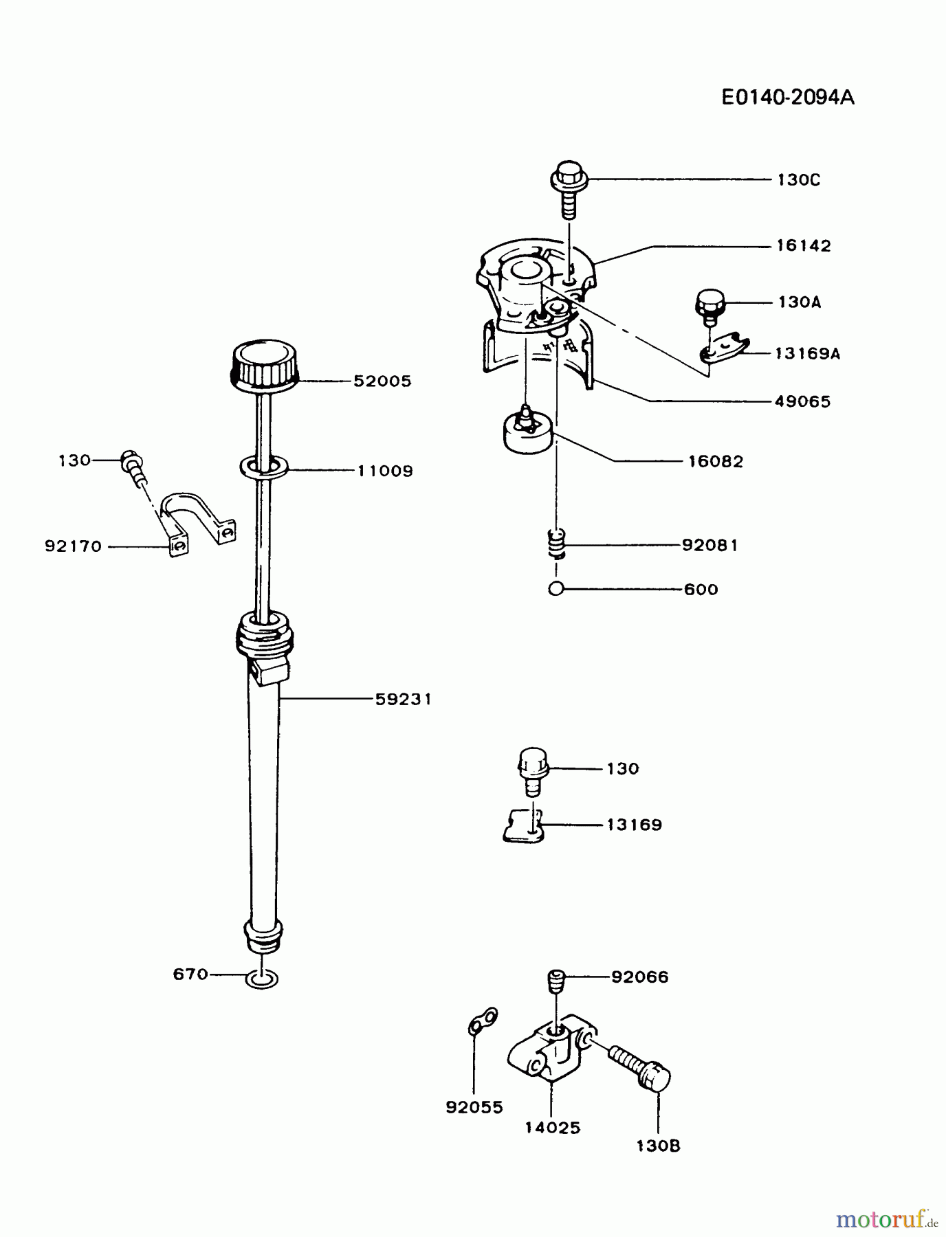  Kawasaki Motoren Motoren Vertikal FA210V - AS02 bis FH641V - DS24 FB460V-BS28 - Kawasaki FB460V 4-Stroke Engine LUBRICATION-EQUIPMENT