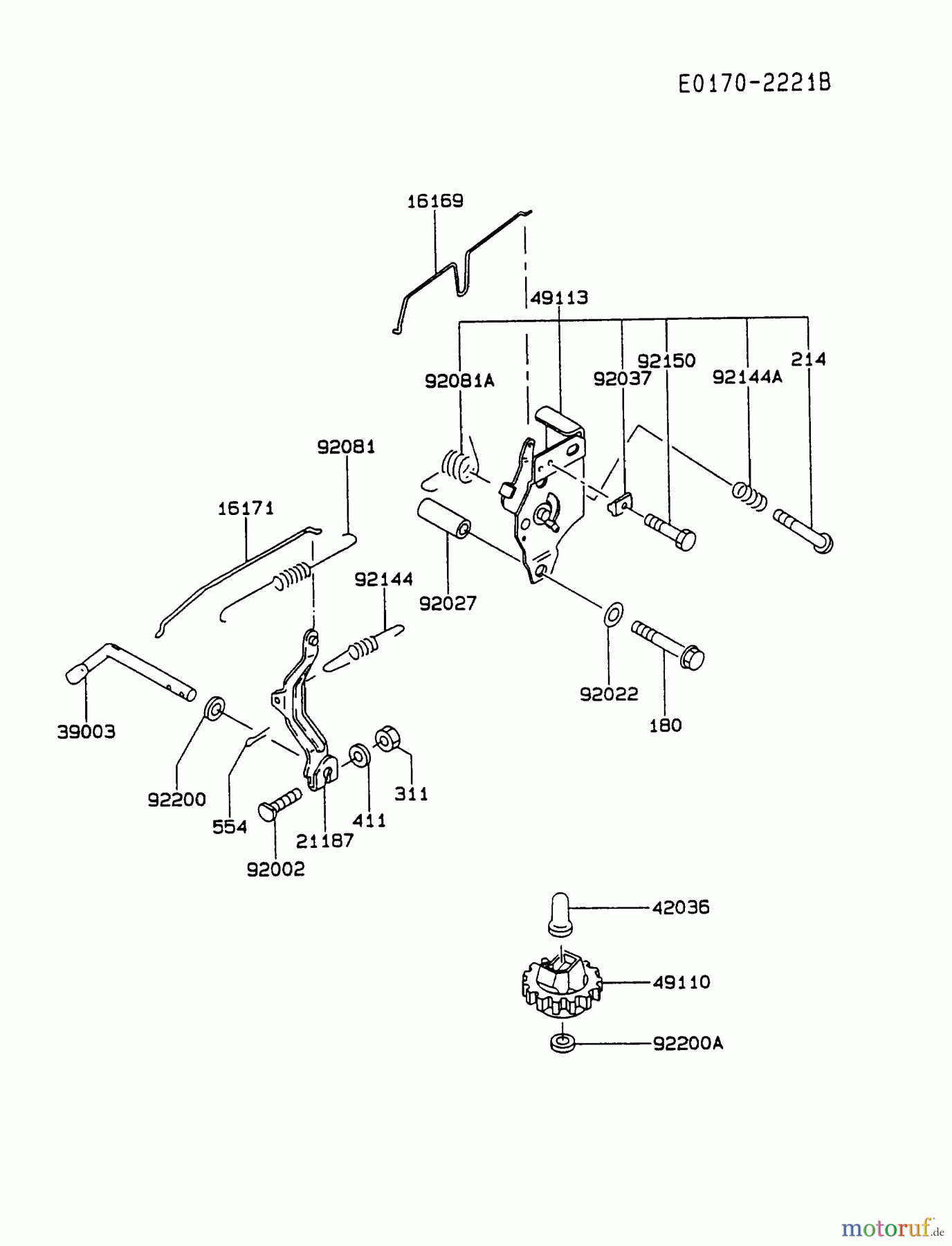  Kawasaki Motoren Motoren Vertikal FA210V - AS02 bis FH641V - DS24 FB460V-BS33 - Kawasaki FB460V 4-Stroke Engine CONTROL-EQUIPMENT