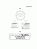 Kawasaki Motoren FA210V - AS02 bis FH641V - DS24 FB460V-MS14 - Kawasaki FB460V 4-Stroke Engine Ersatzteile LABEL