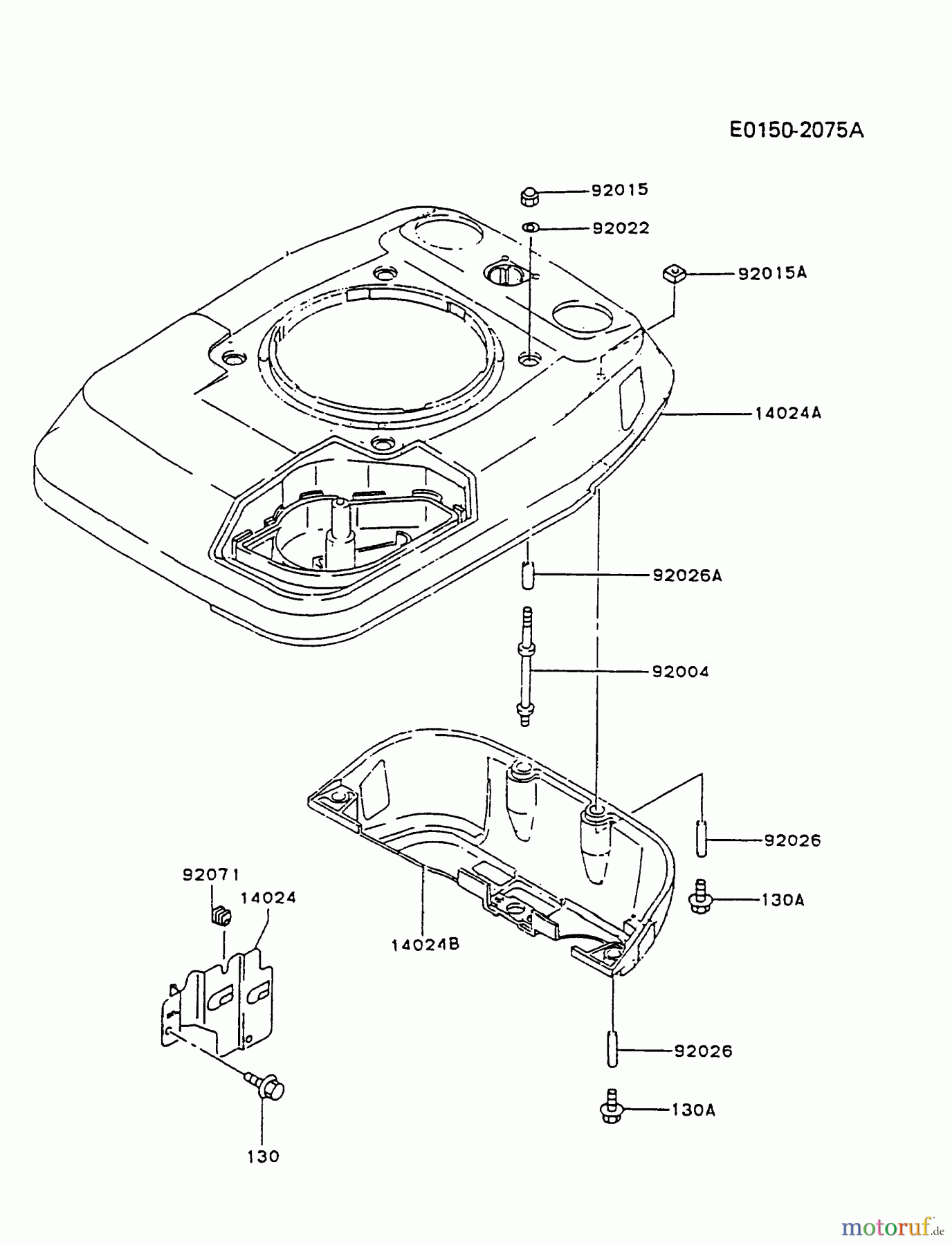  Kawasaki Motoren Motoren Vertikal FA210V - AS02 bis FH641V - DS24 FC150V-AS03 - Kawasaki FC150V 4-Stroke Engine COOLING-EQUIPMENT