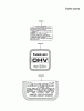 Kawasaki Motoren FA210V - AS02 bis FH641V - DS24 FC150V-AS03 - Kawasaki FC150V 4-Stroke Engine Ersatzteile LABEL