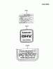 Kawasaki Motoren FA210V - AS02 bis FH641V - DS24 FC150V-ES08 - Kawasaki FC150V 4-Stroke Engine Ersatzteile LABEL