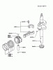 Kawasaki Motoren FA210V - AS02 bis FH641V - DS24 FC150V-ES08 - Kawasaki FC150V 4-Stroke Engine Ersatzteile PISTON/CRANKSHAFT