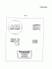 Kawasaki Motoren FA210V - AS02 bis FH641V - DS24 FC290V-BS12 - Kawasaki FC290V 4-Stroke Engine Ersatzteile LABEL
