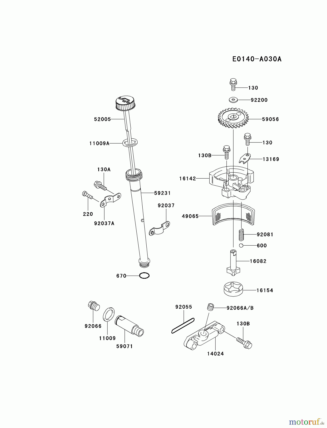  Kawasaki Motoren Motoren Vertikal FA210V - AS02 bis FH641V - DS24 FC400V-AS00 - Kawasaki FC400V 4-Stroke Engine LUBRICATION-EQUIPMENT